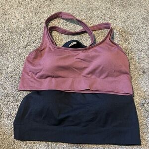 Aurora scoop neck bras - set of 2